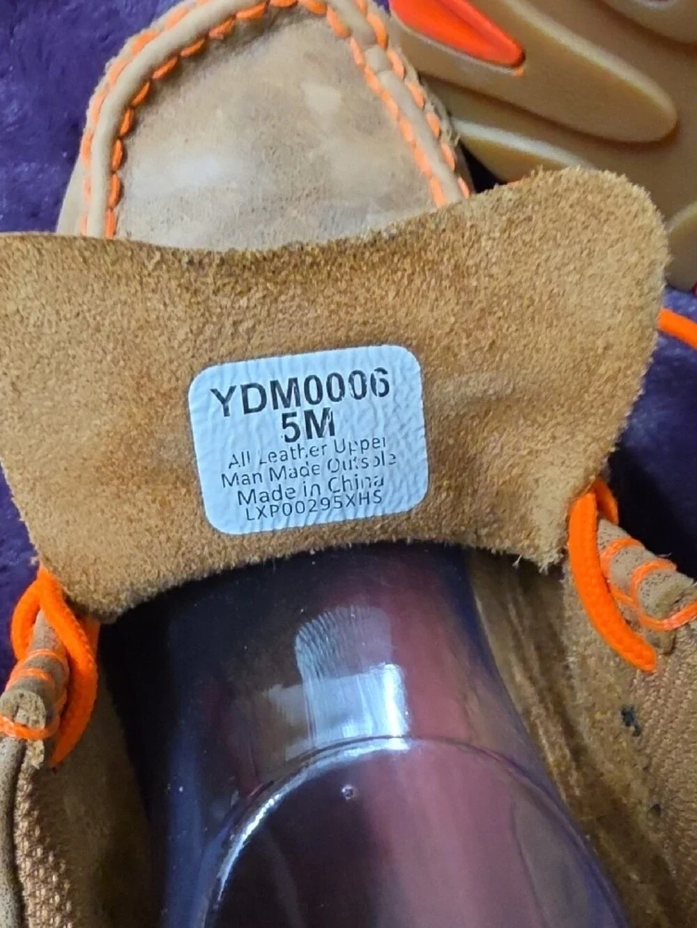 Twisted X Men's  Boots in Taupe with Orange Laces sz 5M
